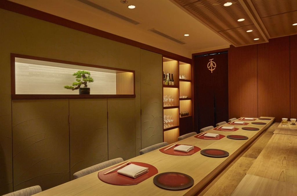 The counter at Shoukouwa, Singapore