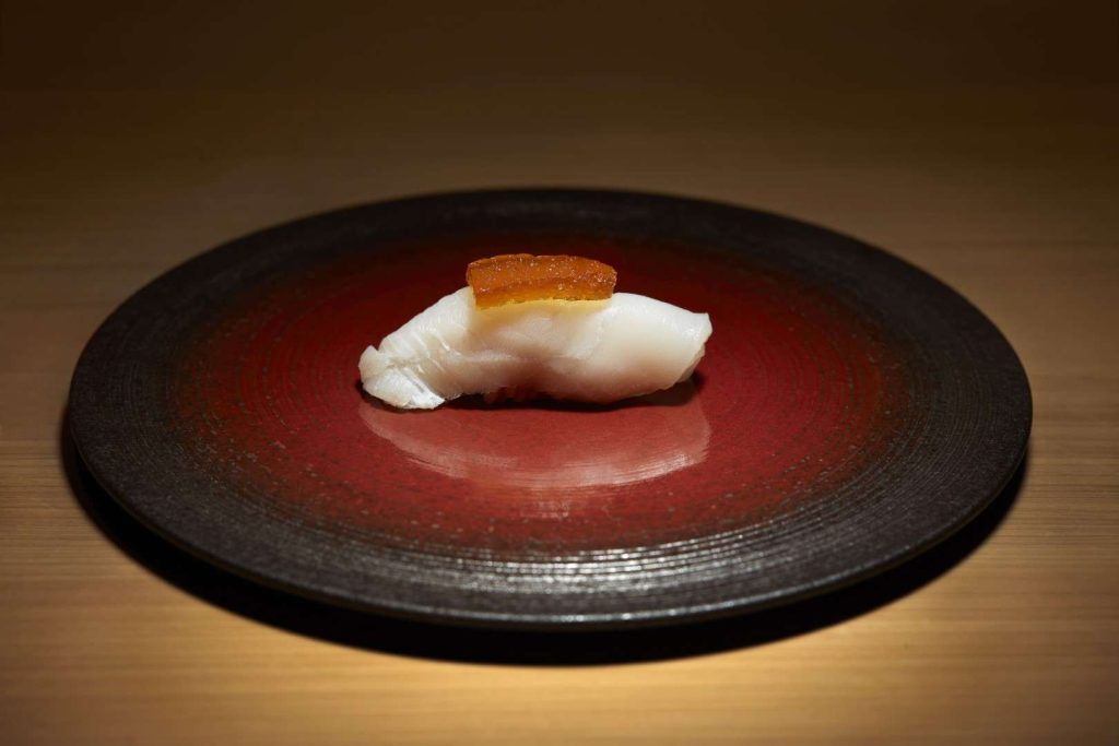 Manakatsuo with ponzu jelly, Shoukouwa