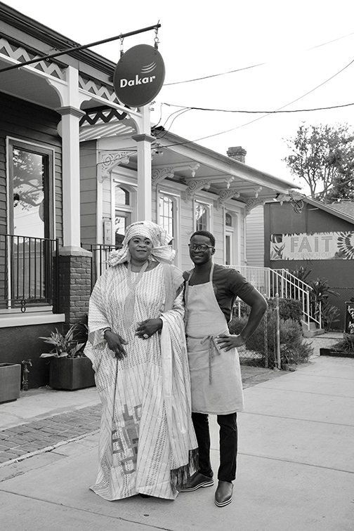 Dakar Nola New Orleans Chef Serigne Mbaye With Mother