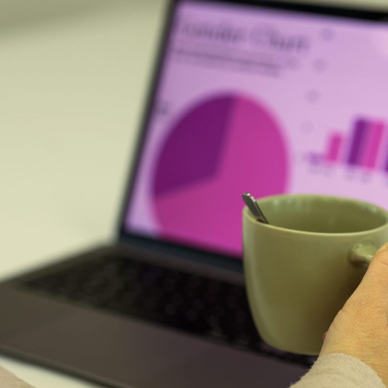 Restaurant operator analysing bookings and revenue dashboard